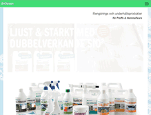 Tablet Screenshot of biokleen.se